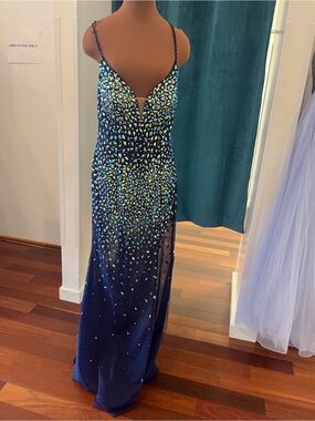Embellished Fitted Ladivine Gown
